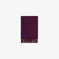 Reversible Cashmere Scarf in Oxblood/pansy | Burberry® Official