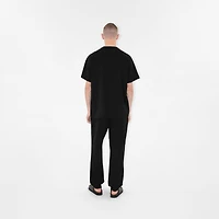 Cotton Jogging Pants in Black - Men | Burberry® Official
