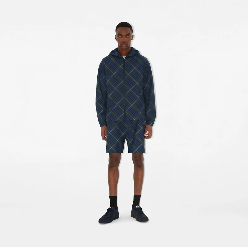 Check Terrace Sneakers in Midnight - Men | Burberry® Official