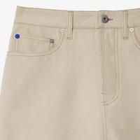 EKD Denim Mini Skirt in Rubble - Women, Cotton | Burberry® Official