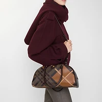 Medium Highlands Bowling Bag​ in Hazel brown - Women | Burberry® Official