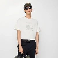 EKD Cotton T-shirt in Chalk white - Men | Burberry® Official