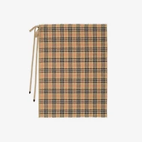 Check Cotton Sarong in Sand beige | Burberry® Official