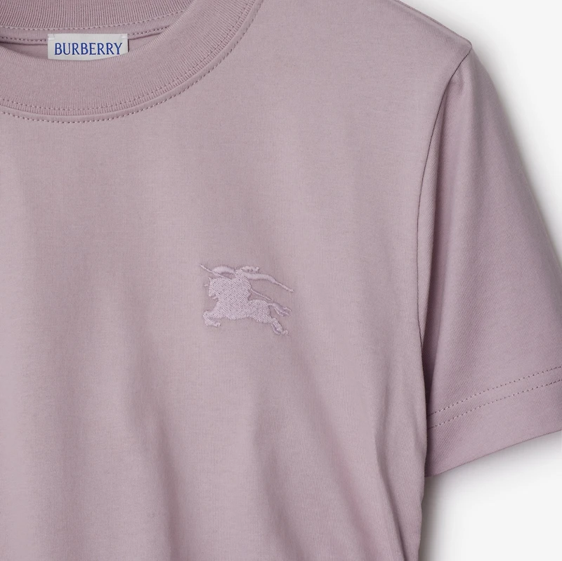 Festival Cotton T-shirt in Wisteria - Women | Burberry® Official