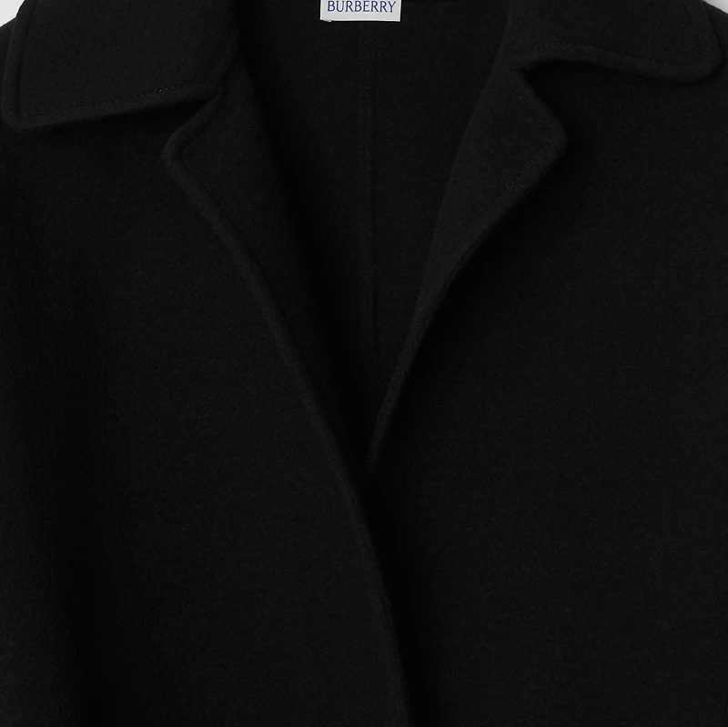 Cashmere Wrap Coat in Black - Women | Burberry® Official