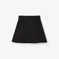 Cotton Trench Skirt in Black | Burberry® Official