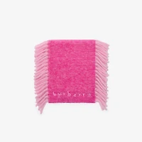 Alpaca Wool Blend Happy Scarf in Bow pink/jam pink | Burberry® Official