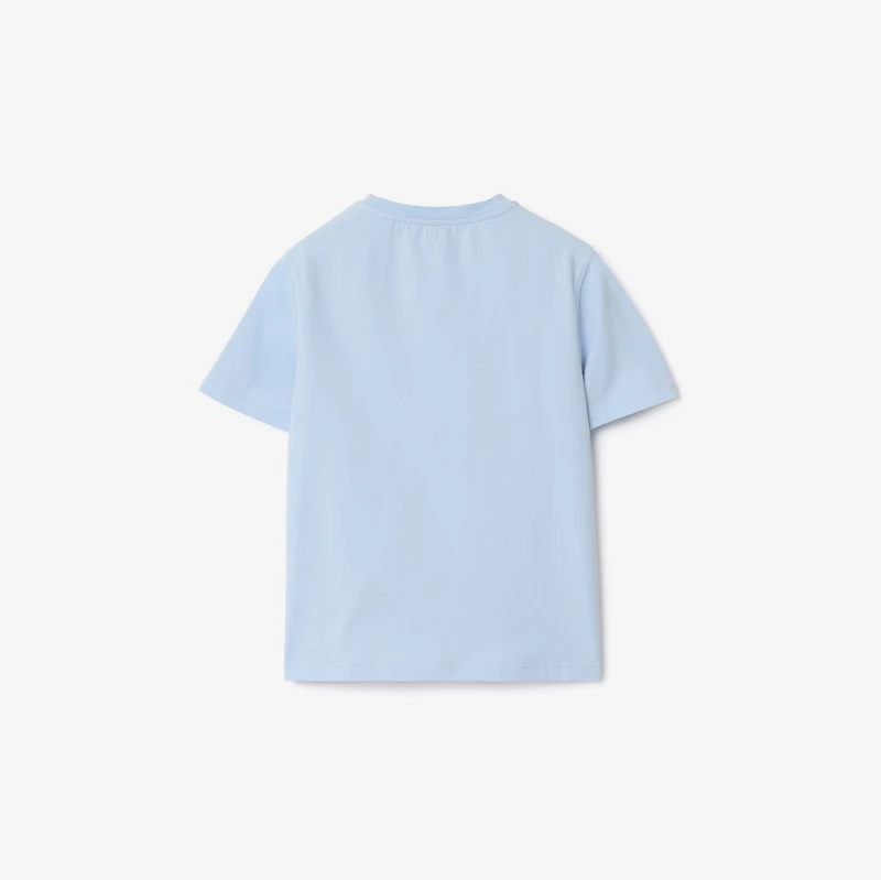 EKD Stretch Cotton T-shirt in Ice blue | Burberry® Official