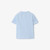 EKD Stretch Cotton T-shirt in Ice blue | Burberry® Official