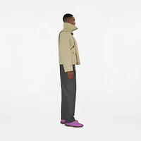 Wool Tailored Trousers in Gull grey/trip grey - Men | Burberry® Official