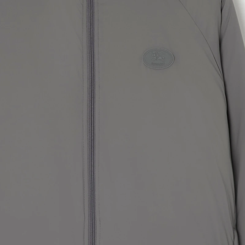 Nylon Dunwich hooded Jacket in Graphite grey - Men | Burberry® Official