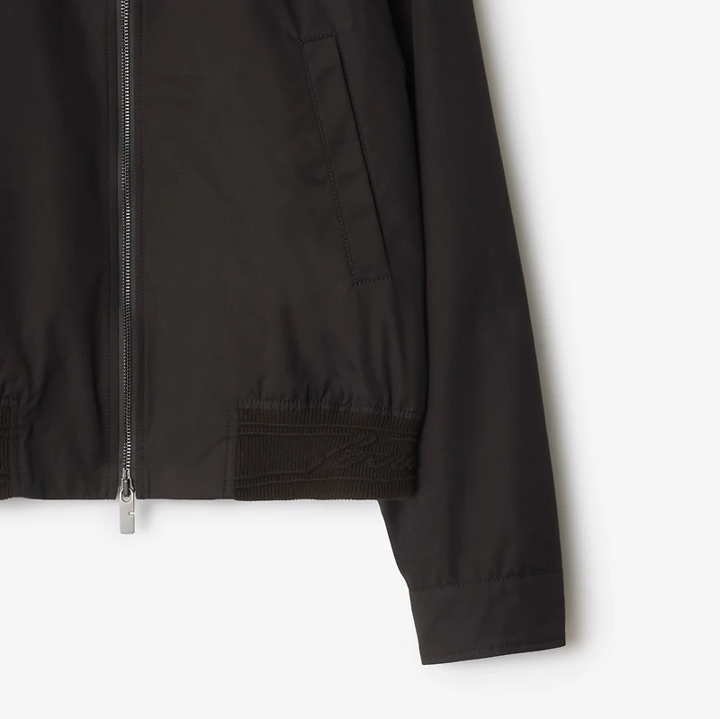 Highgrove Cotton Harrington Jacket in Cog brown - Men | Burberry® Official