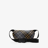 Small Check Belt Bag in Wave blue - Men, Technical | Burberry® Official