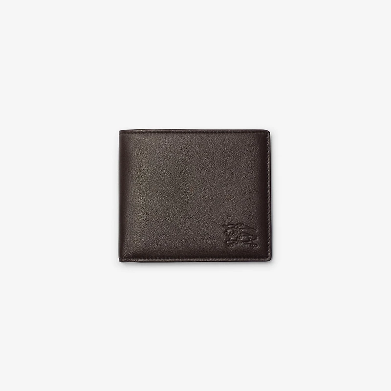 Pop Check Bifold Wallet in Sand beige - Men | Burberry® Official