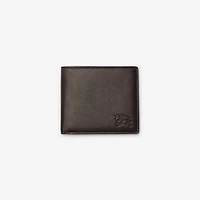 Pop Check Bifold Wallet in Sand beige - Men | Burberry® Official