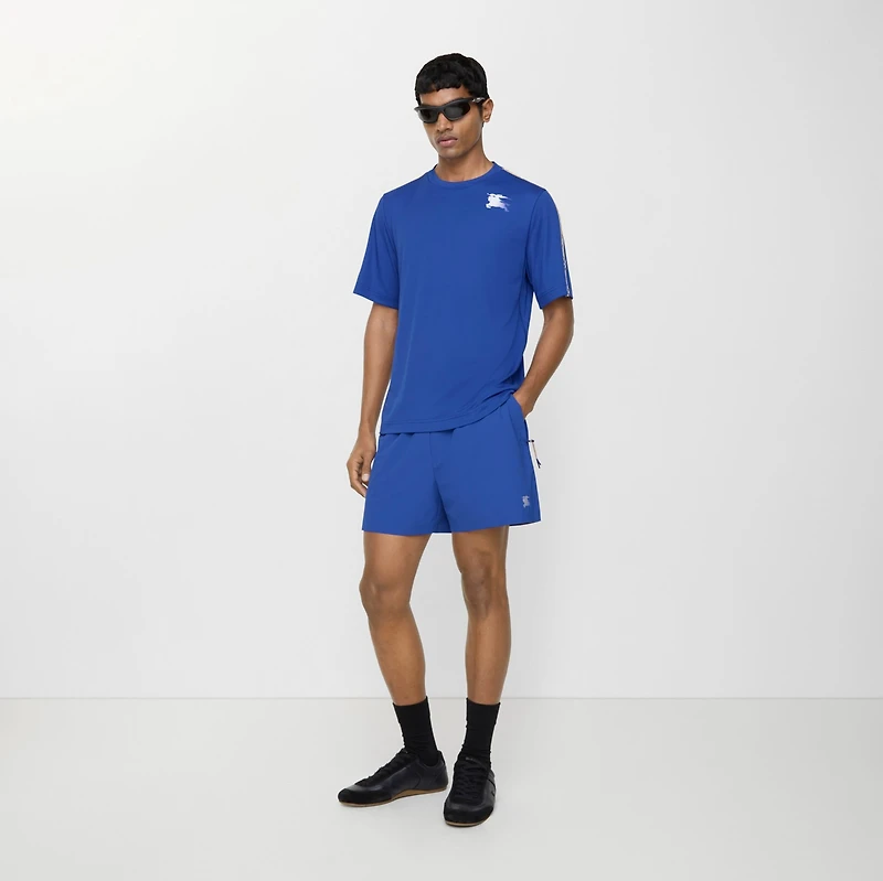 Stretch Nylon Shorts in Knight blue - Men | Burberry® Official