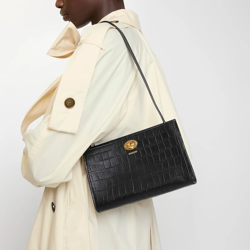 Cotswolds Pouch in Black - Women | Burberry® Official