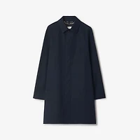 Mid-length Bonded Gabardine Car Coat in Navy - Men | Burberry® Official