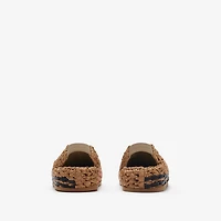 Raffia Sandals in Sand - Children | Burberry® Official