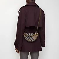 Bridle Clutch in Brush brown - Women | Burberry® Official