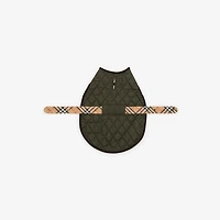 Quilted Nylon Dog Coat in Shale green | Burberry® Official