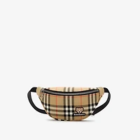 Check Belt Bag in Sand beige - Children | Burberry® Official