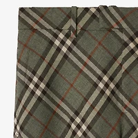 Check Wool Tailored Trousers in Crater - Women | Burberry® Official