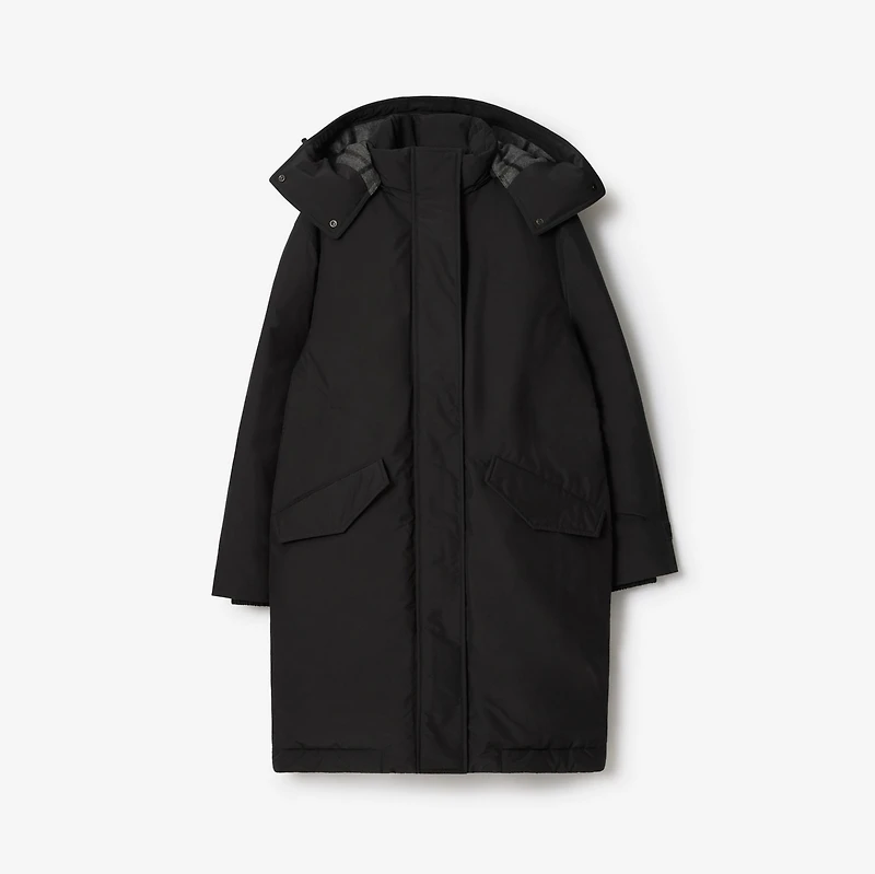 Down-filled Coat in Black - Women | Burberry® Official
