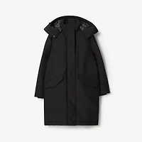 Down-filled Coat in Black - Women | Burberry® Official
