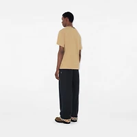 Gabardine Trousers in Navy - Men, Cotton | Burberry® Official