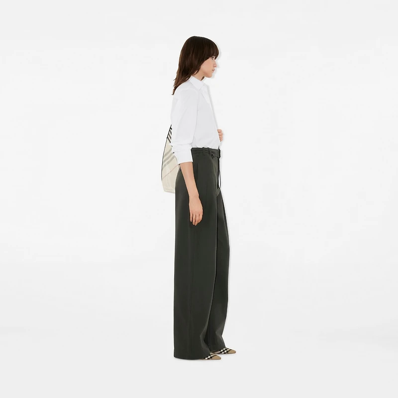 Regular Fit Cotton Poplin Shirt in White - Women | Burberry® Official