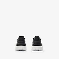 Check Sneakers in Storm blue - Men | Burberry® Official
