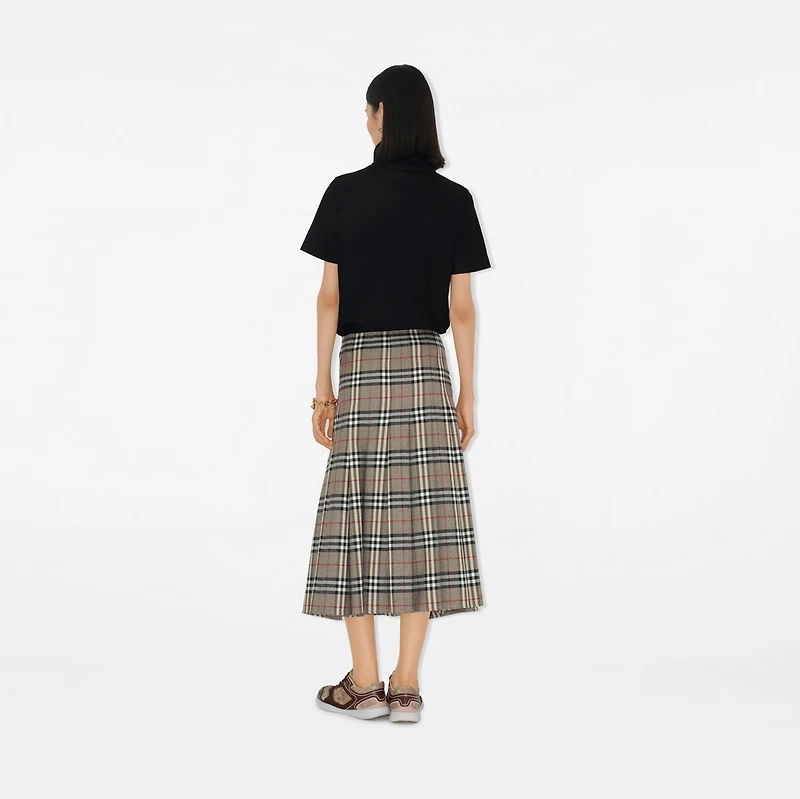 B Heart Cotton Polo Shirt in Black - Women | Burberry® Official