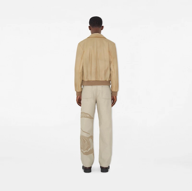 Regular Fit EKD Jeans in Rubble - Men, Cotton | Burberry® Official