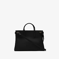 Cotswolds Check Tote in Black - Women