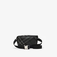 Grid Belt Bag in Charcoal grey - Men | Burberry® Official
