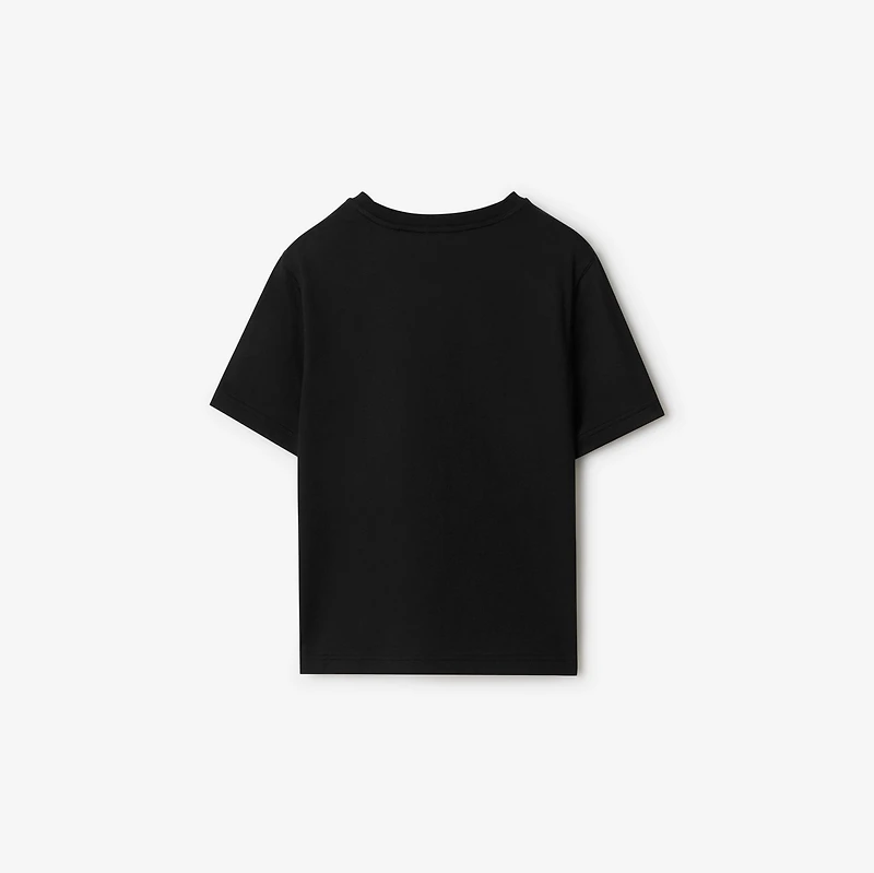 Thomas Bear and Friends Cotton T-shirt in Black | Burberry® Official