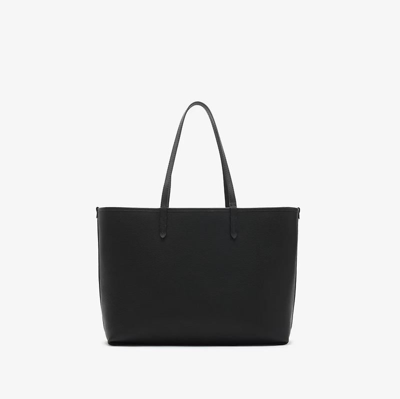 Medium Reversible Bloomsbury Tote​ in Black/calico beige - Women | Burberry® Official