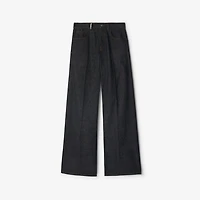 Regular Fit Jeans in Indigo - Women, Cotton | Burberry® Official