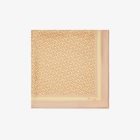B Charm Silk Scarf in Teacup | Burberry® Official