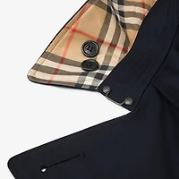 Mid-length Chelsea Heritage Trench Coat in Coal blue - Women, Cotton Gabardine | Burberry® Official