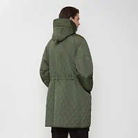 Reissued Quilted Nylon Parka in Khaki green - Men | Burberry® Official