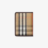 Highlands Passport Holder in Sand - Women | Burberry® Official