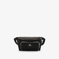 Check Trim Belt Bag in Black - Men, Technical | Burberry® Official