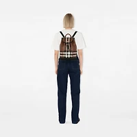 Check Backpack in Dark birch brown - Women | Burberry® Official