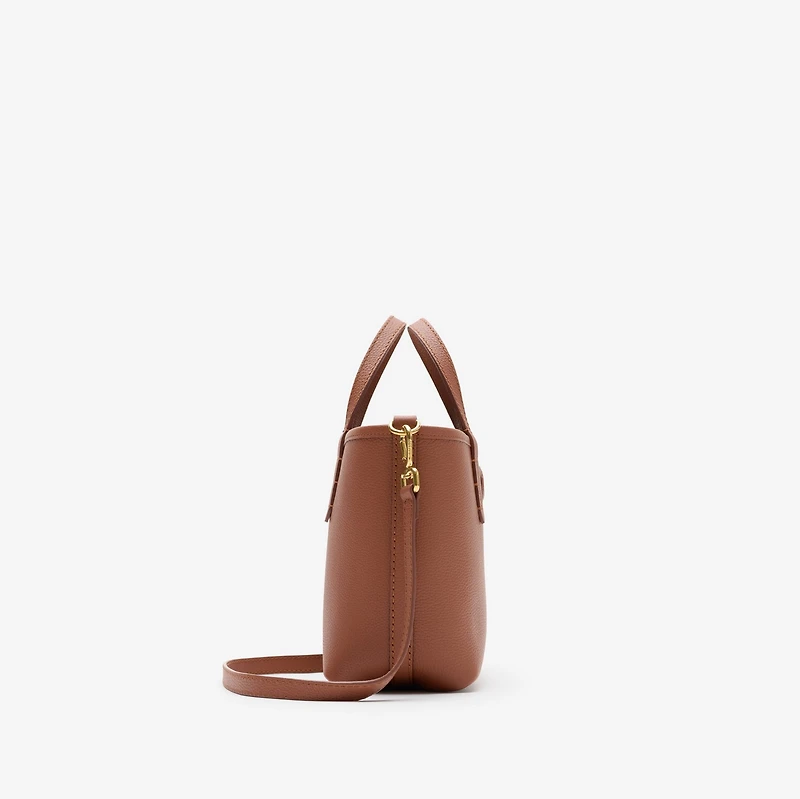 Mini Reversible Bloomsbury Tote​ in Ginger orange/gingerbread brown - Women | Burberry® Official