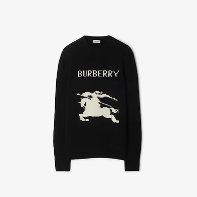 EKD Wool Cashmere Sweater in Black - Women | Burberry® Official