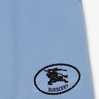 Knight Stamp Cotton Shorts in Cornflower blue - Men | Burberry® Official