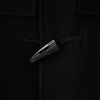 Wool Duffle Coat in Black - Men | Burberry® Official