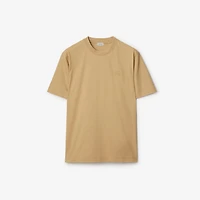 EKD Badge Cotton T-shirt in Sand - Men | Burberry® Official